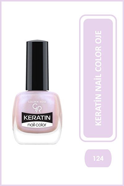 Golden Rose Keratin Nail Color 124 Keratin oje 10,5 ml