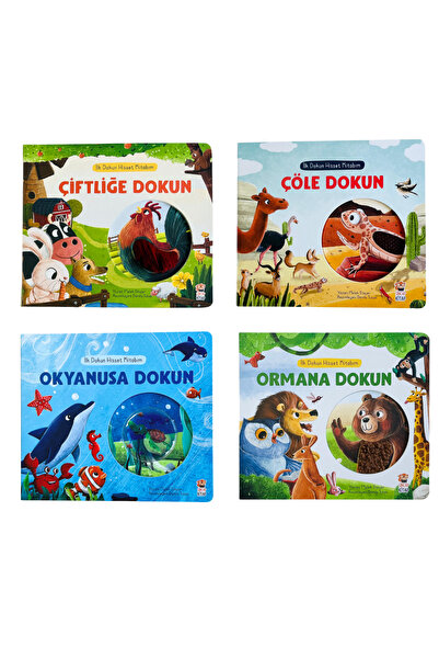 Sincap Kitap İlk Dokun Hisset Kitabım-Çiftliğe Dokun, Ormana Dokun, Okyanusa ...