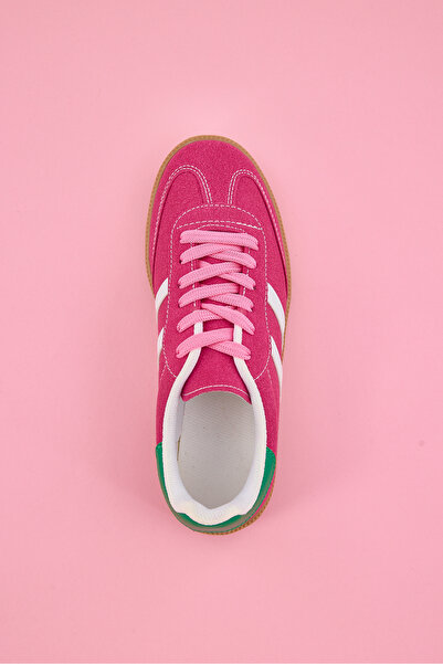 TRENDYOL SHOES Fuchsia Retro Lace-up Damen Turnschuhe TAKAW25SN00005