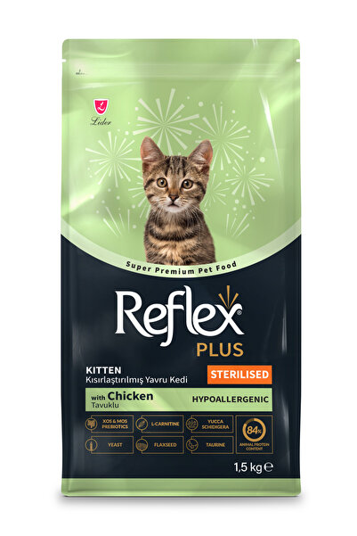 Reflex Plus Kitten Tavuklu Kısırlaştırılmış Yavru Kedi Maması 1,5 kg