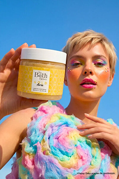 THE BATH FACTORY Nemlendirici Ve Arındırıcı Gold Aura Vücut Peelingi 300 gr