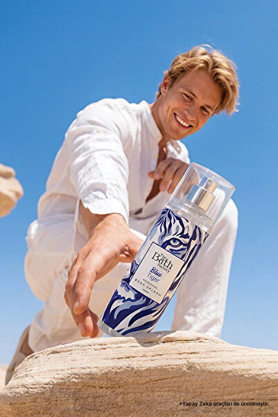 THE BATH FACTORY Blue Tiger Erkekler İçin Vücut Spreyi 200 ML