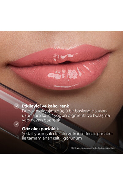 Kiko Ruj - Unlımıted Double Touch - 112 Satin Peach Rose - Uzun Süre Kalıcı Parlak / Mat Likit Lipstick
