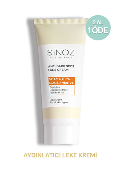 SİNOZ Leke Kremi (VİTAMİN C 3% NİACİNAMİDE 2%) 40 ml