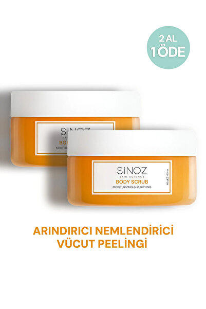 SİNOZ Body Scrub Besleyici Arındırıcı Nemlendirici Vücut Peelingi (2 X 300 GR)