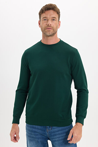 Tudors Men's Relax Fit Comfortable Cut Long Sleeve Extra Soft Modal Fabric Cr...