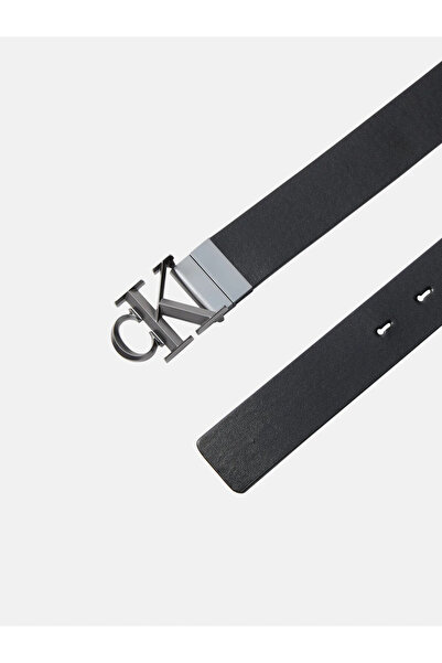 Calvin Klein CURVE MONOGRAM BUCKLE 32MM REV