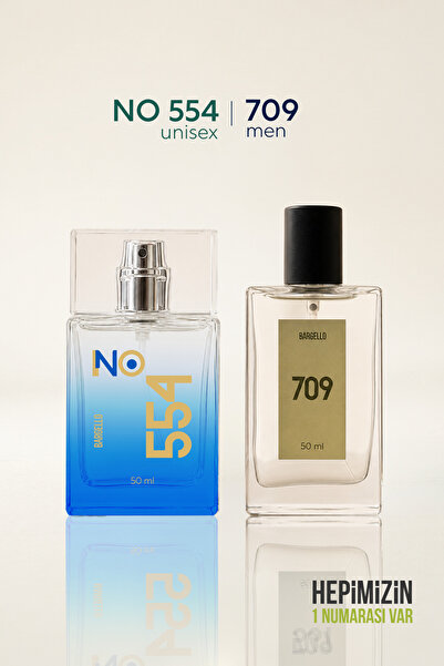 Bargello No.554 Unısex 50 Ml + 709 Erkek 50 Ml Orıental Unisex & Erkek Parfüm...