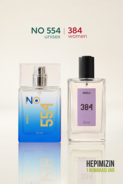 Bargello No.554 Unısex 50 Ml + 384 Kadın 50 Ml Floral Unisex & Kadın Parfüm Seti