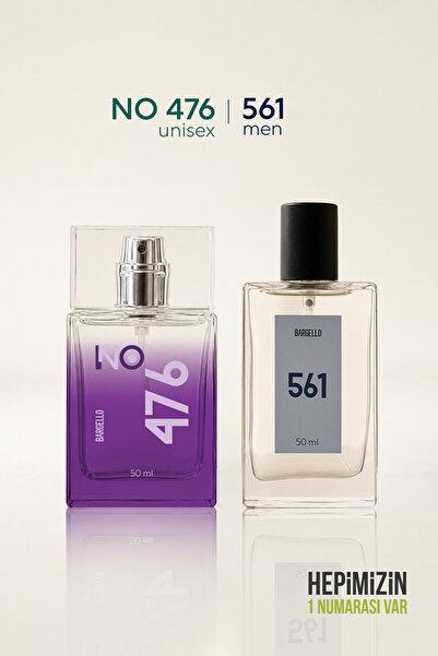 Bargello No.476 Unısex 50 Ml + 561 Erkek 50 Ml Fresh Unisex & Erkek Parfüm Seti