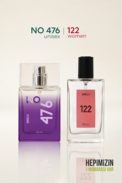 Bargello No.476 Unısex 50 Ml + 122 Kadın 50 Ml Orıental Unisex & Kadın Parfüm...