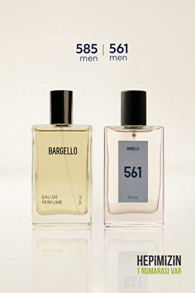 Bargello 561 Erkek 50 ml Parfüm Edp Fresh + 585 Erkek 50 ml Parfüm Edp Floral