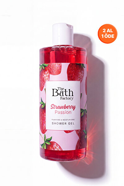 THE BATH FACTORY Nemlendirici ve Besleyici Strawberry Passion Duş Jeli 400 ml