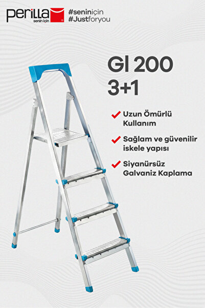 Perilla GI200 3+1 Merdiven Sağlam, Uzun Ömürlü