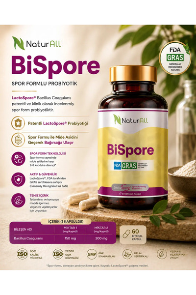 Naturall Bispore Probiyotik (LACTOSPORE)