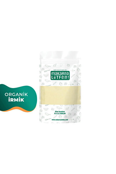 Makarna Lütfen Organik İrmik ( 6 8 Ay - 250 Gram)
