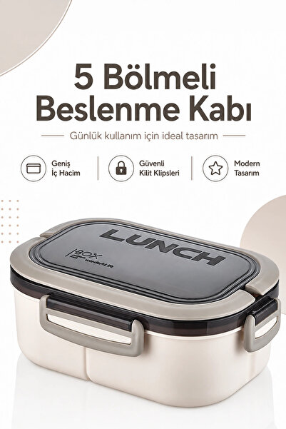 M&L LUNCH BOX 6 Compartment Portable Food Container Lunch Box Diet Nutrition ...