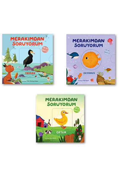 Sincap Kitap Merakımdan Soruyorum Okyanus-Çiftlik-Orman 3 Kitap