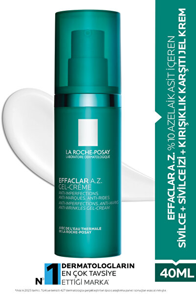 La Roche Posay Effaclar A.Z. %10 Azelaik Asit İçeren Sivilce & Sivilce İzi & ...