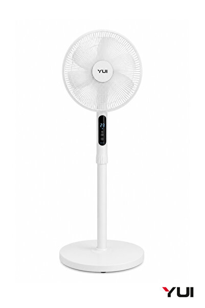 Yui F60 Beyaz 16 İnç 50W 8 Kademe 5 Pervane Döner Başlıklı Uzaktan Kumandalı ...