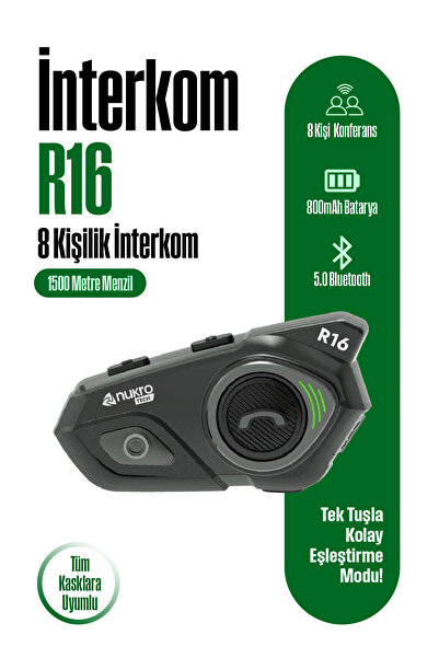 Nukrotech NUKRO R16 BLUETOOTH INTERCOM