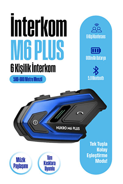 Nukrotech NUKRO M6 PLUS BLUETOOTH & INTERCOM
