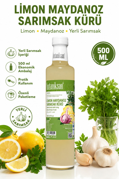 botaniksan Limon Maydanoz Sarımsak Kürü 500ml Saf Ve Katkısız