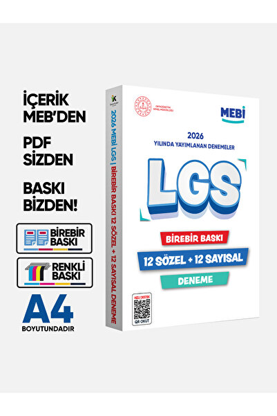 Karakutu Yayınları 2026 LGS 8.Sınıf MEBİ ONLİNE 1.2.3.4.5.6.7.8.9.10.11.12.De...