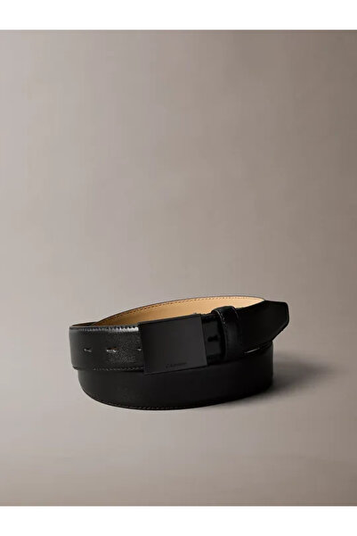 Calvin Klein TITLECASE PLAQUE BUCKLE 32MM REV