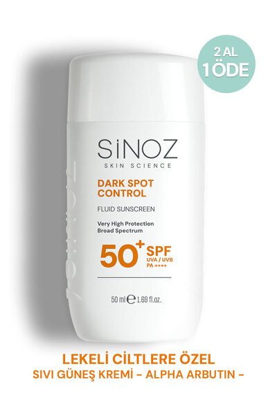 SİNOZ Cremă de protecție solară lichidă SPF50, eficientă împotriva petelor în...