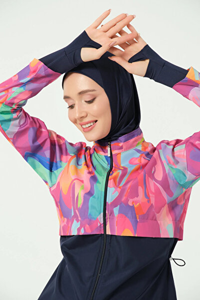 ALFASA 25321 Women's Long Sleeve Hijab Swimsuit