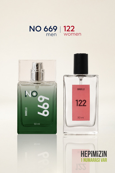 Bargello No.669 Erkek 50 Ml + 122 Kadın 50 Ml Orıental Erkek & Kadın Parfüm Seti