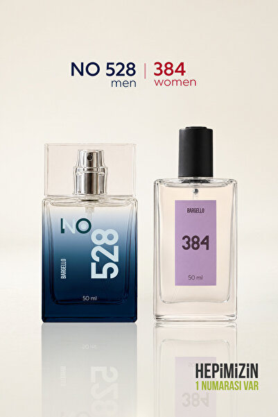 Bargello No.528 Erkek 50 Ml + 384 Kadın 50 Ml Floral Erkek & Kadın Parfüm Seti