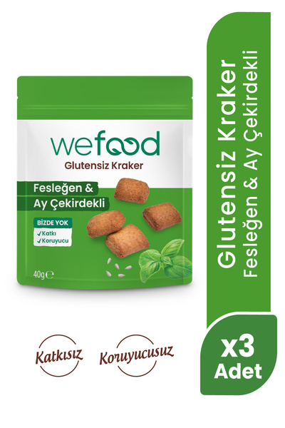 Wefood Fesleğenli Kraker 40 Gr 3'lü