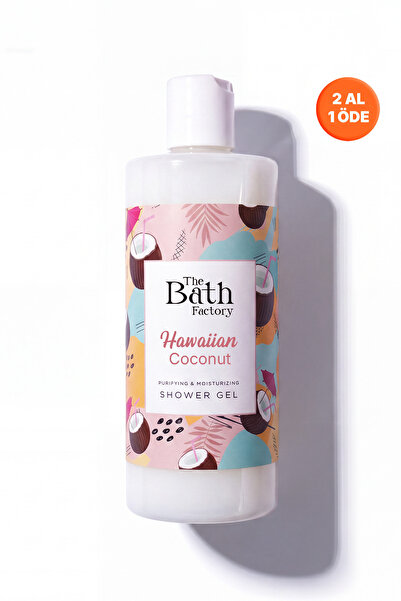 THE BATH FACTORY Nemlendirici ve Besleyici Hawaiian Coconut Duş Jeli 400 ml