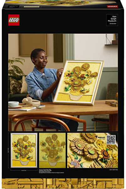 LEGO ® Art Vincent van Gogh – Ayçiçekleri 31215 - Yetişkinler için Model Yapım Seti (2615 Parça)