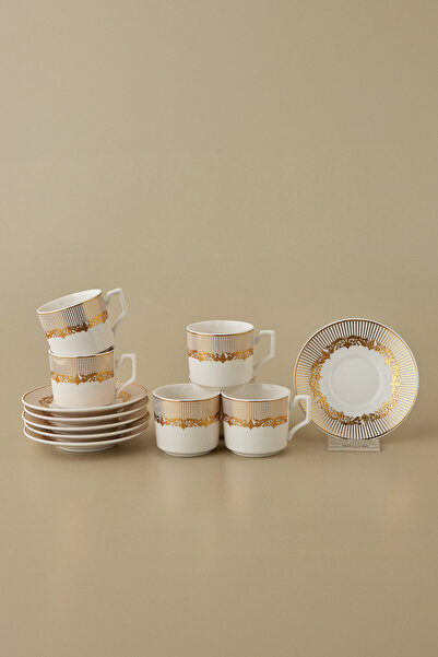 Karaca Vildan 6-Person Coffee Cup Set 100 ml