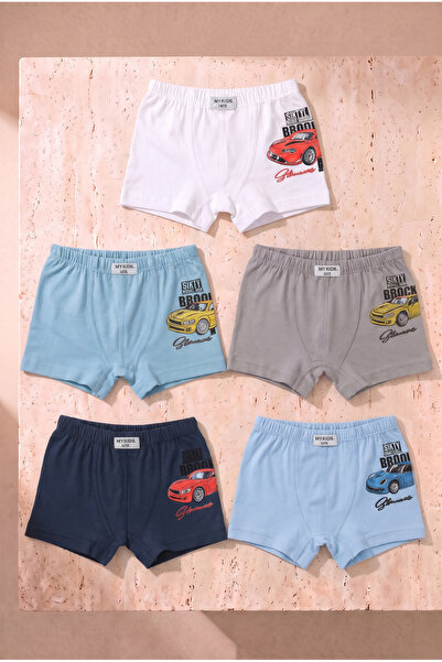 Katia&Bony Boy's 5-Pack Car Patterned Boxers