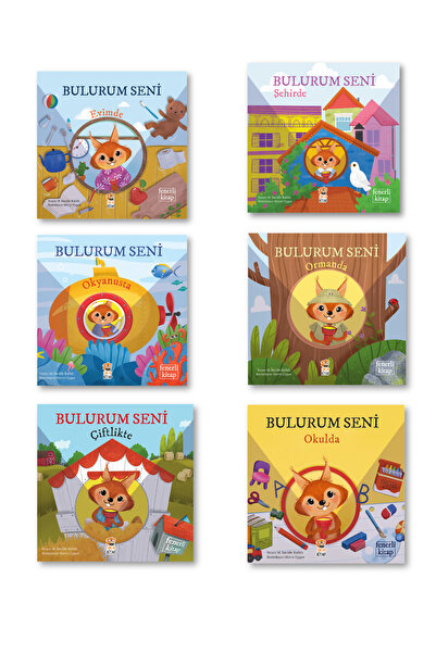 Sincap Kitap Bulurum Seni Seti 6Kitap / Okyanusta + Çiftlikte + Evimde + Orma...