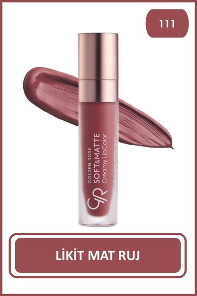 Golden Rose Soft & Matte Creamy Lipcolor No: 111 Indian Red - Likit Mat Ruj