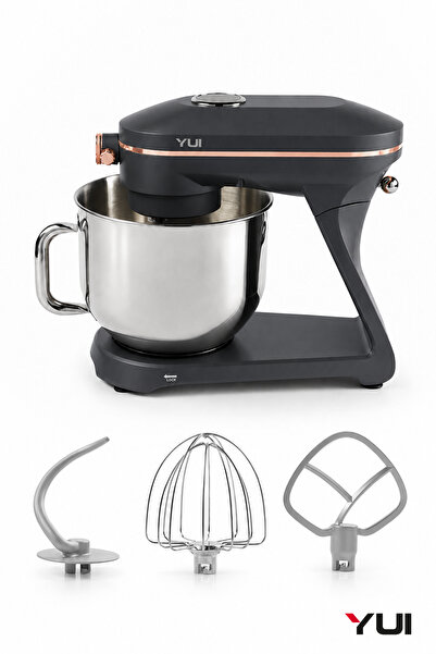 Yui Easy Chef M129 1800W Stand Mikser 7L Pres Döküm Metal Hamur Yoğurma Makinesi