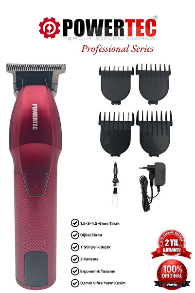 POWERTEC TR-1616 Ense, Sakal Tıraş & Çizim Makinesi