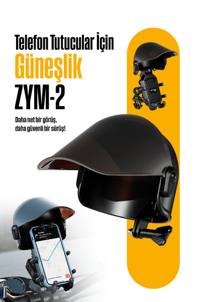 Nukrotech ZYM-2 Motosiklet Telefon Tutucular İçin Güneşlik
