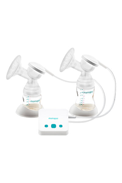 Mamajoo Elektrikli USB Çiftli Göğüs Pompası 250 ml | 20 Kademe Ayarı