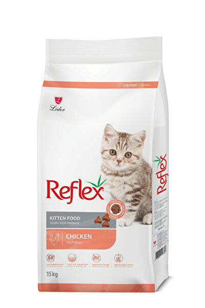 Reflex YAVRU KEDİ KİTTEN TAVUKLU PİRİNÇLİ 15 KG 1 ADET