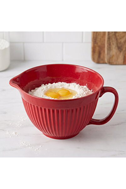 Aryıldız Daily Kulplu Karıştırma Kabı Kırmızı 24 cm