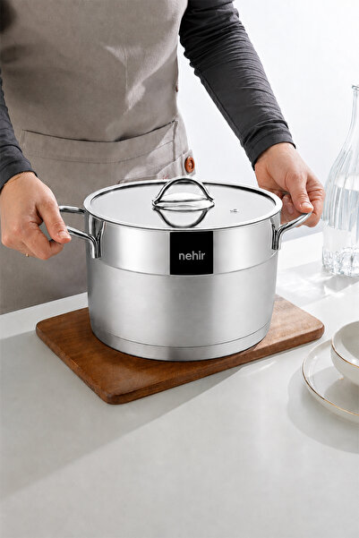 Nehir Silver Matte Trend 20 cm Deep Pot