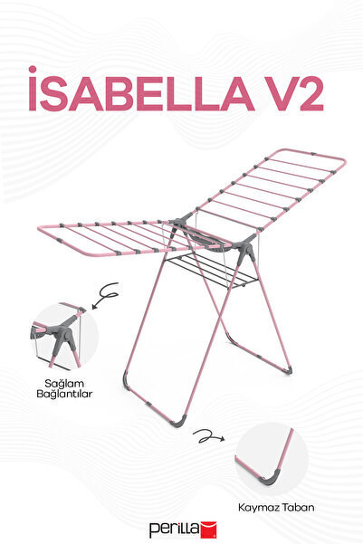 Perilla İsabella Sepetli+ Çamaşır Kurutmalığı Yeni V2