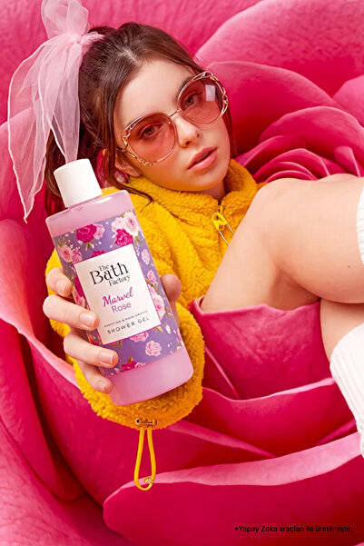 THE BATH FACTORY Nemlendirici Ve Besleyici Marvel Rose Duş Jeli 400 ml