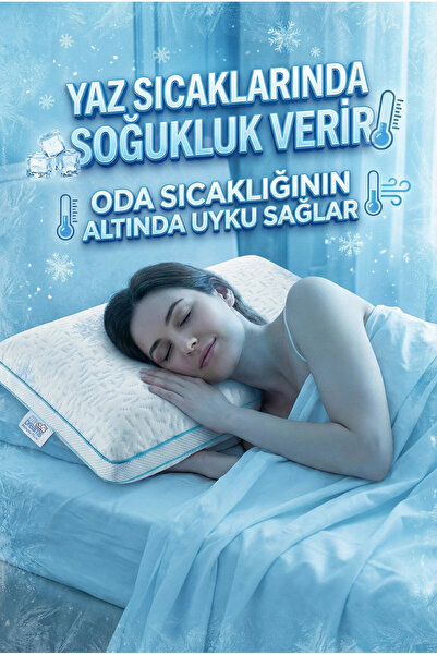 MyDreams my dreams visco pillow Ortopedik Serinletici Soğuk Kumaşlı Visco Yas...